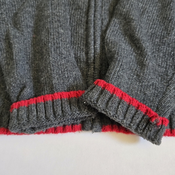 Croft& Barrow cardinal chickadee birds nature embroider zip sweater ramie silk M - Picture 8 of 8